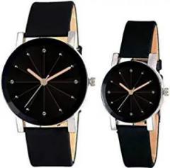 Skylark Analog Black Dial Unisex Adult Watch Diamond Cut