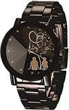 SKYLOFTS Black Dial Stainless Steel Chrome Plated Analog Women Watch & Girl Watches Black