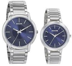 Sonat Pairs Analog Blue Dial Unisex's Watch 770318141SM01