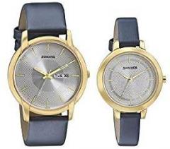 Sonat Sonata Pairs Analog Silver Dial unisex Watch 770318141YL02/NN770318141YL02