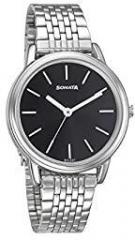 Sonata Analog Black Dial Women's Watch 8170SM03