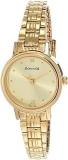 Sonata Analog Champagne Dial Gold Band Women's Stainless Steel Watch NL8096YM02/NP8096YM02