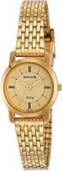 Sonata Analog Champagne Dial Women's Watch NM87018YM01/NN87018YM01