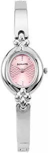 Analog Pink Dial Women's Watch 8093SM02C