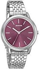 Sonata Analog Pink Dial Women's Watch 8170SM05