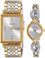 Sonata Analog Silver Dial unisex Watch NL770038063BM01/NN770038063BM01/NP770038063BM01