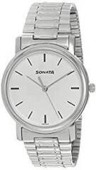 Sonata Analog White Dial Men's Watch NM1013SM01/NN1013SM01/NP1013SM01