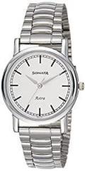 Sonata Analog White Dial Men's Watch NM77049SM02 / NL77049SM02