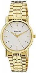 Sonata Analog White Dial Men's Watch NM7987YM05W/NN7987YM05W