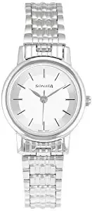 Analog White Dial Women's Watch NJ8976SM01W