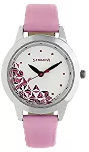 Analog White Dial Women's Watch NK87019SL04