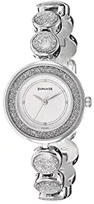 Analog White Dial Women's Watch 8136SM03 NL8136SM03