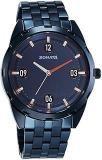 Sonata Blues Quartz Analog Blue Dial Metal Strap Watch For Men 7149QM01