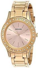 Sonata Blush Analog Pink Dial Women's Watch NM8123WM01/NN8123WM01