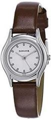 Sonata Essentials Analog White Dial Women's Watch NM87020SL01W / NL87020SL01W/NP87020SL01W