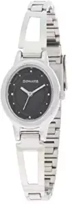 Sonata Everyday Analog Black Dial Women's Watch NM8085SM01 / NL8085SM01