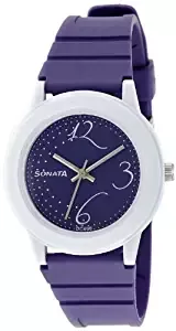 Sonata Fashion Fibre Analog Black Dial Women's Watch NL8992PP02