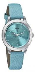 Sonata Floral Folk Art Analog Blue Dial Women's Watch 87019SL09