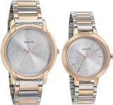 Sonata Pairs Analog Silver Dial Unisex Watch 770318141KM01/NN770318141KM01/NP770318141KM01