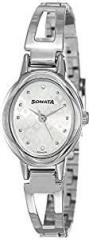 Sonata Pankh Analog Silver Dial Women's Watch NL8085SM02