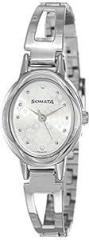 Sonata Pankh Silver Dial Women Watch With Stainless Steel Strap NS8085SM02