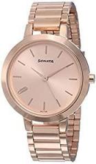 Sonata Play Analog Rose Gold Dial Women's Watch NN8141WM01/NP8141WM01