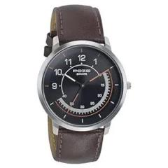 Sonata Poze Quartz Analog Black Dial Leather Strap Watch for Men SP70006SL02