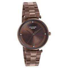 Sonata Poze Quartz Analog Brown dial Metal Strap Watch for Women SP80014QM01