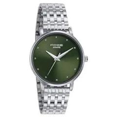 Sonata Poze Quartz Analog Green Dial Metal Strap Watch for Women SP80017SM01