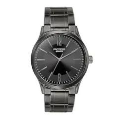 Sonata Poze Quartz Analog Grey Dial Metal Strap Watch for Men SP70022QM01W