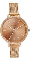 Sonata Poze Quartz Analog Peach Dial Mesh Strap Watch for Woman_SP80075KM04W