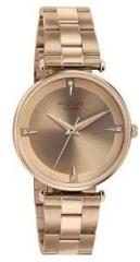 Sonata Poze Quartz Analog Rose Gold dial Metal Strap Watch for Women SP80014WM01