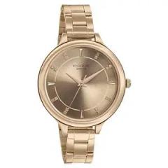 Sonata Poze Quartz Analog Rose Gold Dial Stainless Steel Strap Watch for Women SP80015WM01