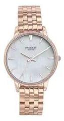 Sonata Poze Quartz White MOP Dial Rose Gold Metal Strap for Women SP80083WM01W