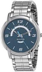 Sonata Rpm Analog White Dial Men's Watch 77031SM07/NN77031SM07