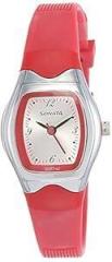 Sonata SF Quartz Analog Silver Dial Plastic Strap Watch for Women NS8989PP05