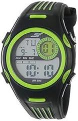 Sonata SF Super Fibre Digital Dial Plastic Strap Watch for Men NS77072PP01