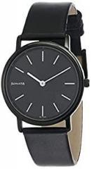 Sonata Silver Linings Analog Black Dial Women's Watch 87029NL02/NN87029NL02