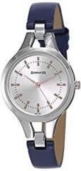 Sonata Steel Daisies Analog Silver Dial Women's Watch NL8151SL01/NN8151SL01/NP8151SL01