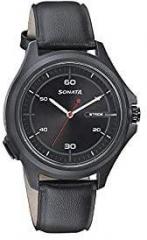 Sonata Stride Hybrid Smart Watch Black Dial for Men 7130PL03