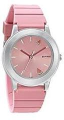 Sonata Women Polyurethane Pink Dial Analog Watch Nr8992Pp10W, Band Color Pink