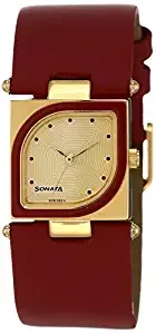 Sonata Yuva Analog Gold Dial Women's Watch NL8919YL04