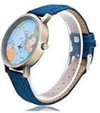 Swadesi Stuff Analogue Blue Dial Unisex Watch Blue Map Blue