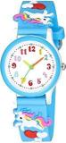 SWADESI STUFF Arabic Display White Dial Unicorn Series Multicolored Silicone Strap Analog Watch For Girls Unisex Kids