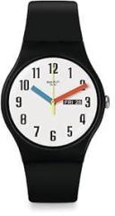 Swatch ELEMENTARY Unisex Watch Black Model: SO29B705