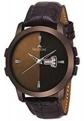 SWISSTONE Analog Brown Dial Men's Watch BRW385 BRWN