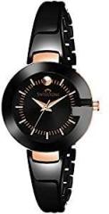 SWISSTONE Analog Women's Watch Black Dial Black Colored Strap