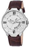 Swisstone Analogue White Dial Mens And Boys Watch Sw Wht105 Wht Brw