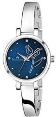 SWISSTONE JEWELS077 BLUSLV Silver Bracelet Wrist Watch for Women