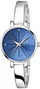 SWISSTONE Silver Plated Bracelet Analogue, Blue Dial Wrist Women's Watch